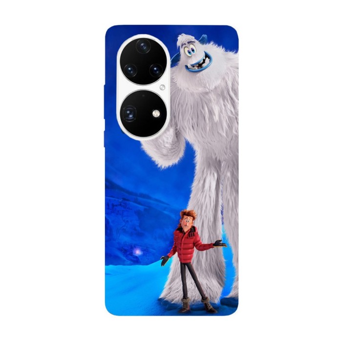 Husa compatibila cu Huawei P50 Pro model Small foot, Silicon, TPU, Viceversa