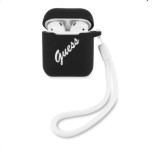 Husa Originala Guess AirPods 1 / 2 Negru - GUACA2LSVSBW