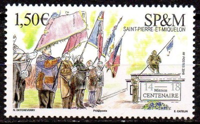 St. Pierre &amp;amp; Miquelon 2018, Aniversari, serie neuzata, MNH foto