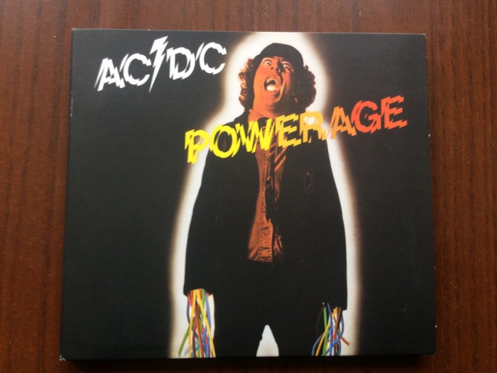 AC/DC Powerage 1978 cd disc muzica hard rock booklet epic records remastered NM