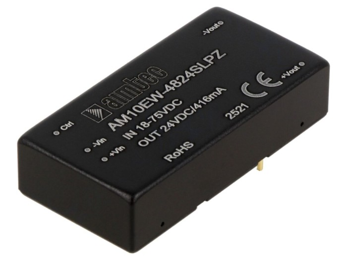 Convertor DC/DC 10W 18&divide;75VDC 24VDC