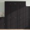 vidaXL Dulap de depozitare, negru, 70x42,5x225 cm, lemn prelucrat 3281330