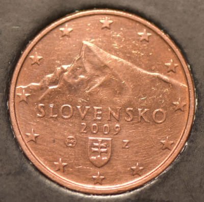 5 euro cent Slovacia 2009 foto