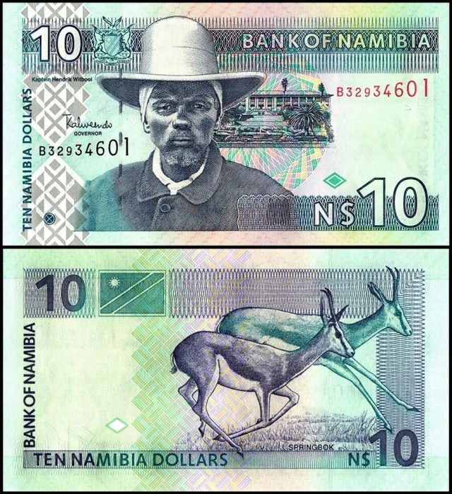 Namibia 2001 - 10 dollars UNC