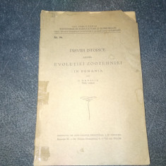 D MANOLIU - PRIVIRI ISTORICE ASUPRA EVOLUTIEI ZOOTEHNIEI IN ROMANIA 1929