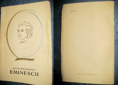 5594D-Zoe-Dumitrescu Busulenca-EMINESCU-1963. Stare foarte buna. foto