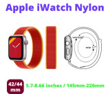 Curea ceas Apple Watch Nylon Sport Bratara Elastica Schimb 42Mm 44mm 45mm, Textil