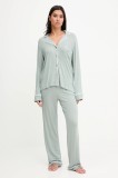 Dkny pijama culoarea verde, YI90092
