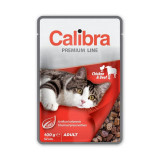 Cumpara ieftin Calibra Cat Pouch Premium Adult Beef &amp; Chicken, 100 g
