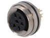 Conector Mamă M16 IP67 6 Pini BULGIN Montare Panou Curent 5A Tensiune 125V