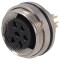 Conector mamă M16 IP67 6 pini