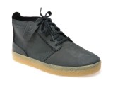 Ghete CLARKS bleumarin, STREETHILL MID, din nabuc