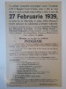 HST P2/150 Afiș 1939 adunare Alba Iulia mitropoliți + general Dănilă Papp