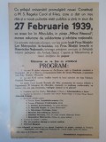 HST P2/150 Afiș 1939 adunare Alba Iulia mitropoliți + general Dănilă Papp