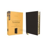 Kjv, Thompson Chain-Reference Bible, Large Print, Genuine Leather, Cowhide, Black, Art Gilded Edges, Red Letter, Thumb Indexed, Comfort Print