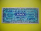 HOPCT FRANTA 100 FRANCS / FRANCI 1944 COMANDAMENT ALIAT MILITAR -BANCNOTA MILITARA- [ 2 ]