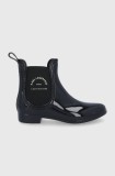 Karl Lagerfeld Cizme femei, culoarea negru