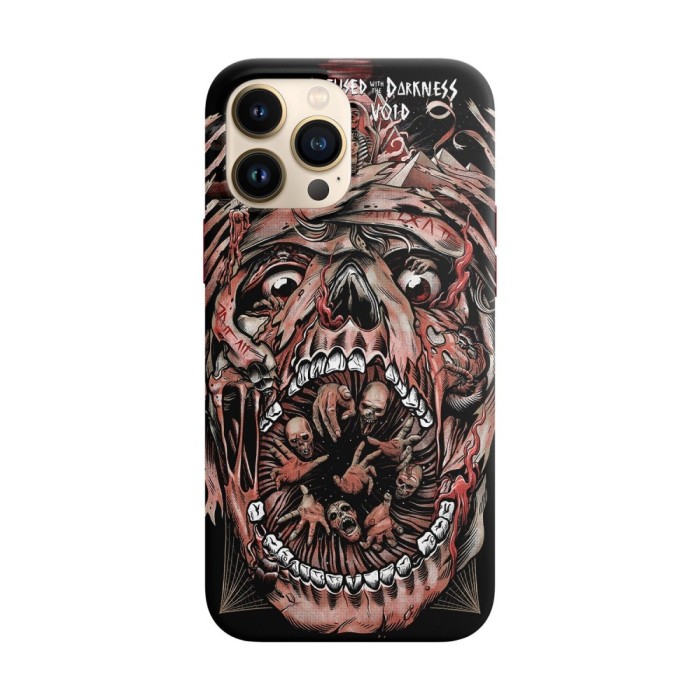 Husa compatibila cu Apple iPhone 12 model Darkness, Silicon, TPU, Viceversa
