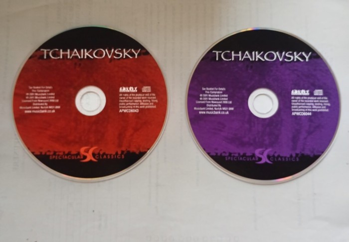 2 CD Tchaikovsky
