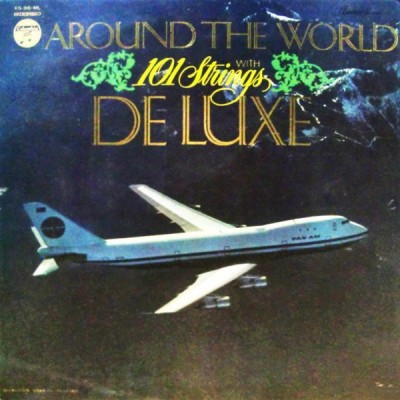 Vinil LP &amp;quot;Japan Press&amp;quot; 101 Strings &amp;lrm;&amp;ndash; Around The World With 101 Strings / De Luxe (VG+) foto