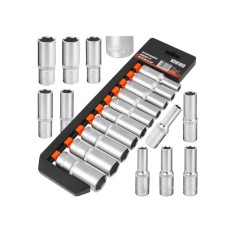 Set 10 chei tubulare 1/2" 10-24 mm, Verke