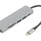 Adaptor OTG USB 3.0 0,15m Negru Argintiu