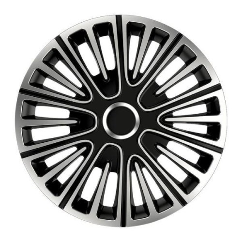 Set capace roti pe 16, Motion, argintiu si negru AutoDrive ProParts