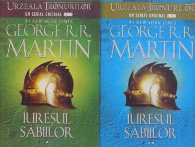 IURESUL SABIILOR, VOL. I - II de GEORGE R.R. MARTIN, 2013 , COTOR UZAT foto