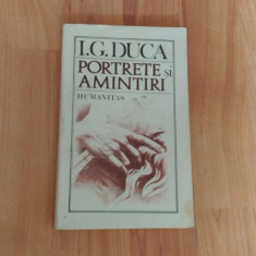 PORTRETE SI AMINTIRI-I.G.DUCA