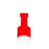 Spatula vopsit scurta Red - pentru realizarea suvitelor - 9,5 x 9,5 cm, LABOR PRO