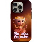 Husa pentru Apple iPhone 12 / 12 Pro, Perfect Case, Italian Brainrot Ballerina Capuccina, Multicolor