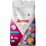 Detergent pudra pentru rufe colorate Active, sac 5kg, 68 spalari