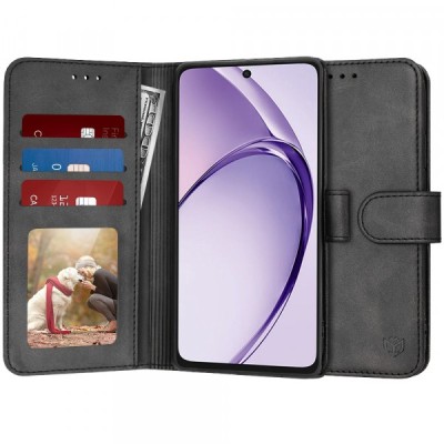 Husa pentru Oppo A3 4G / A3, Techsuit, Diary Book, Neagra foto