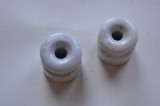 2 x Izolator ceramic vechi pentru cablu electric
