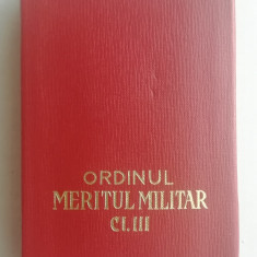 M3 C19 - Ordinul Meritul militar - clasa a III-a