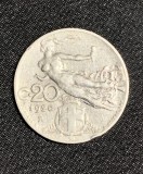 Moneda 20 centesimi 1920 Italia
