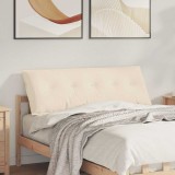 vidaXL Perna pentru spate Bej 140 x 50 cm Țesătură din microfibră 42014864