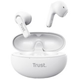 Casti Trust Yavi TR-25173, Handsfree, Alb