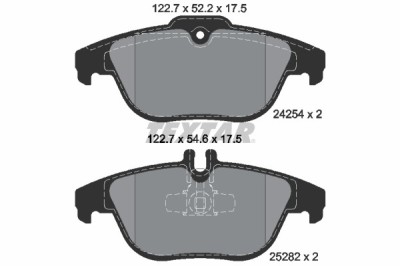 Set placute frana TEXTAR 2425401 foto