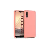Husa pentru Huawei P20, Silicon, Rose Gold, 45689.76