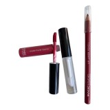 Cumpara ieftin Set Buze ruj, gloss si creion Shaky, roz inchis