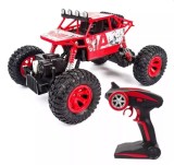 Cumpara ieftin Masina cu telecomanda tip off-road, roti cu suspensii, scara 1:18, 2.4GHz, reincarcabila, rosie