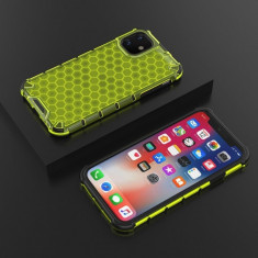 Husa APPLE iPhone 11 ? Gel TPU Honeycomb Armor (Verde) foto