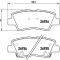 BREMBO P 30 047 PRIME LINE set placute frana,frana disc