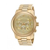 Michael Kors MK8077, Runway Ceas Barbati Cronograf Baterie cu Brățară din Metal Auriu
