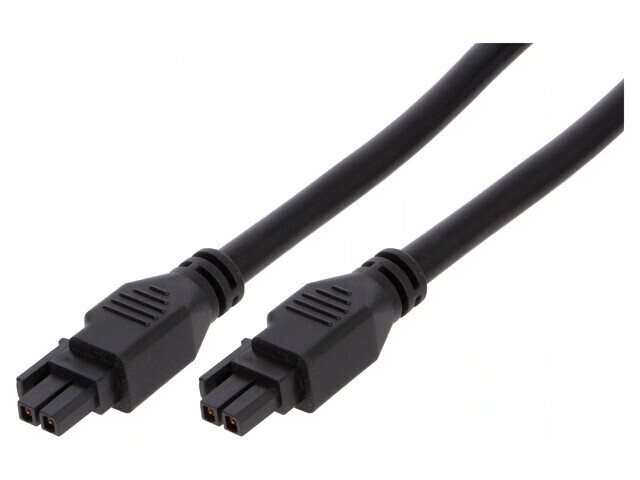 Cablu Mega-Fit mamă 2 PIN 1m 18A PVC aurit