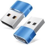 Cumpara ieftin Adaptor mini USB tip C la USB, viteza rapida de transfer - Albastru, Dactylion