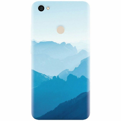 Husa silicon pentru Xiaomi Redmi Note 5A, Blue Mountain Crests foto