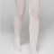 Ciorapi copii grosi cu model inimioare, Anabel 20 Den - Bianco, 140-146 (22)