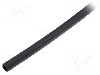 Tub protectie cablu, polietilena, diametru interior 10mm, neagra, KURANT - PE-12/10-BK